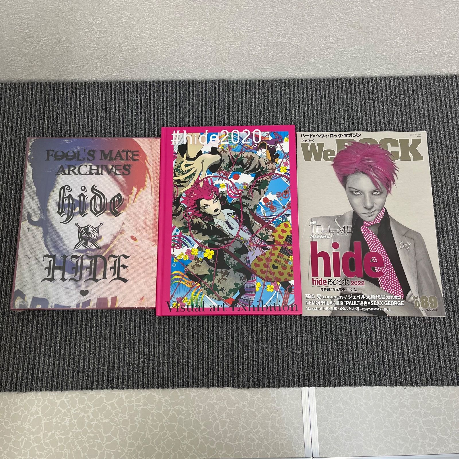 hide雑誌他まとめ hide 2020 Visual art Exhibition WeROCK 7月号 vol.089 FOOL S MATE ARCHIVES hide × HIDE
