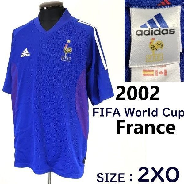 アディダス/adidas☆サッカー/フランス代表/2002/日韓W杯