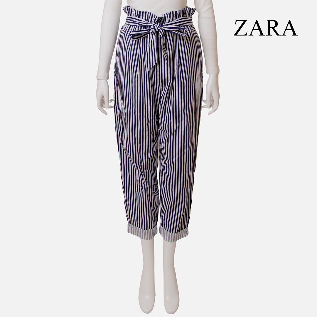 パンツは他にもありますZARA(ザラ)ストライプ パンツ リボン S
