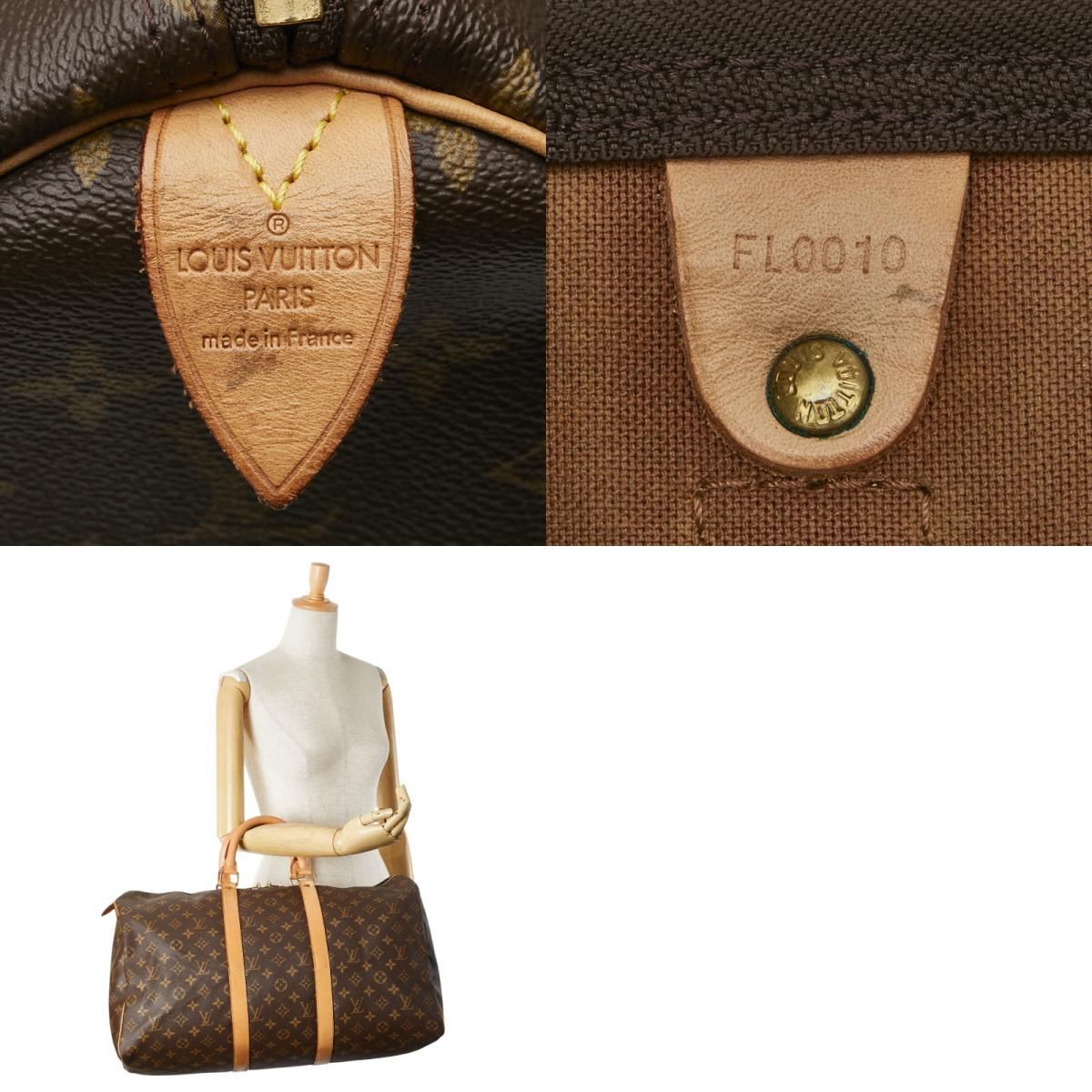 ルイ ヴィトン モノグラム キーポル50 ボストンバッグ トラベルバッグ  