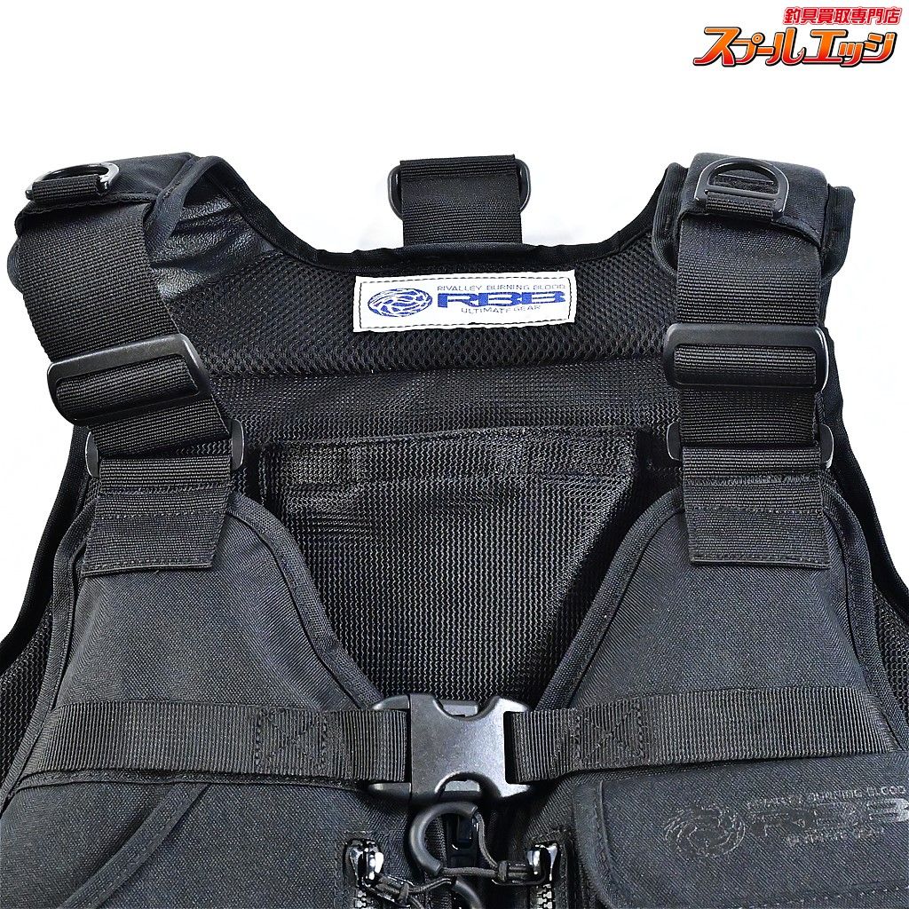 ソウシン(リバレイ) 8875 RBB ロックショアベストIII BLK