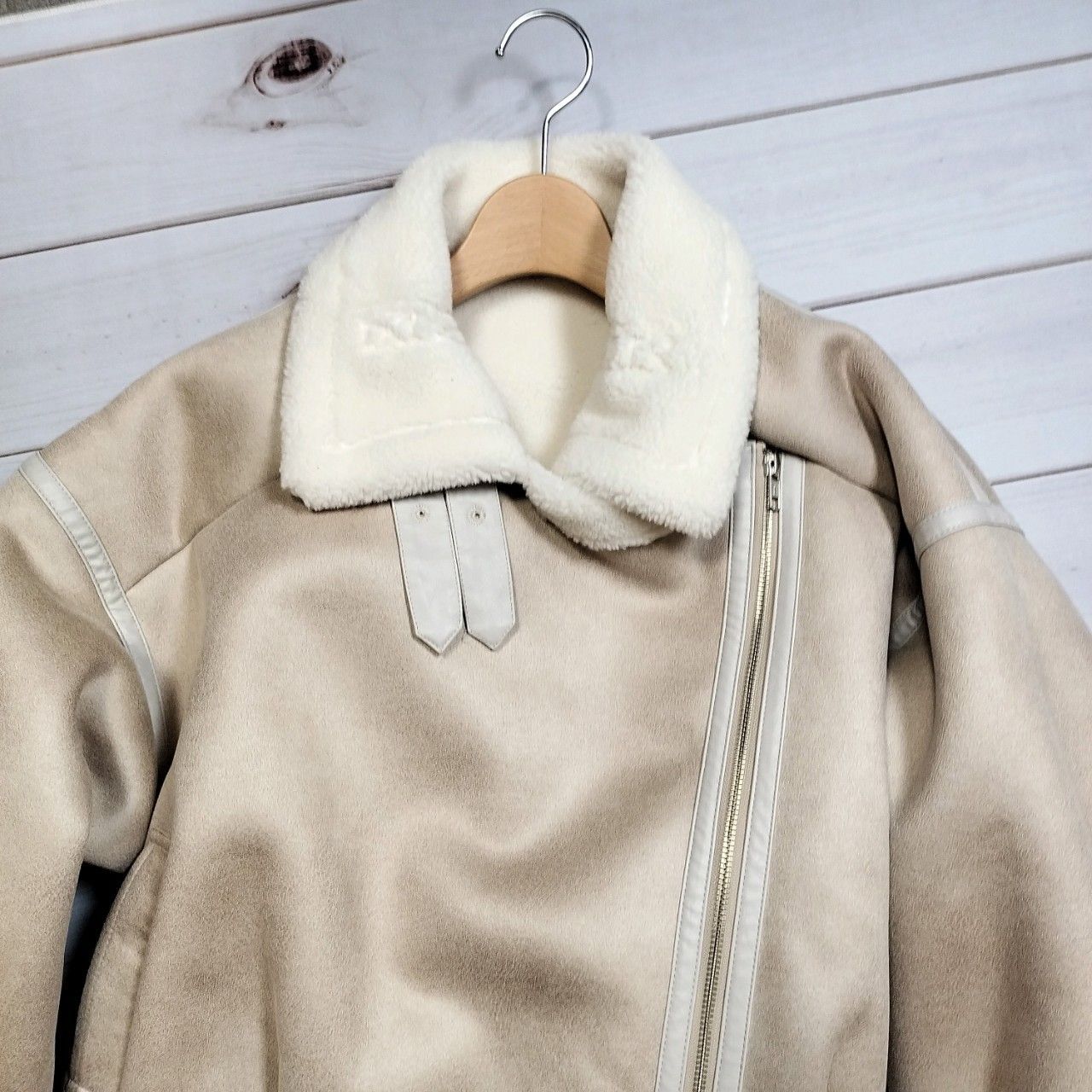 美品】dazzlin ダズリン ムートンコート フェイクムートン