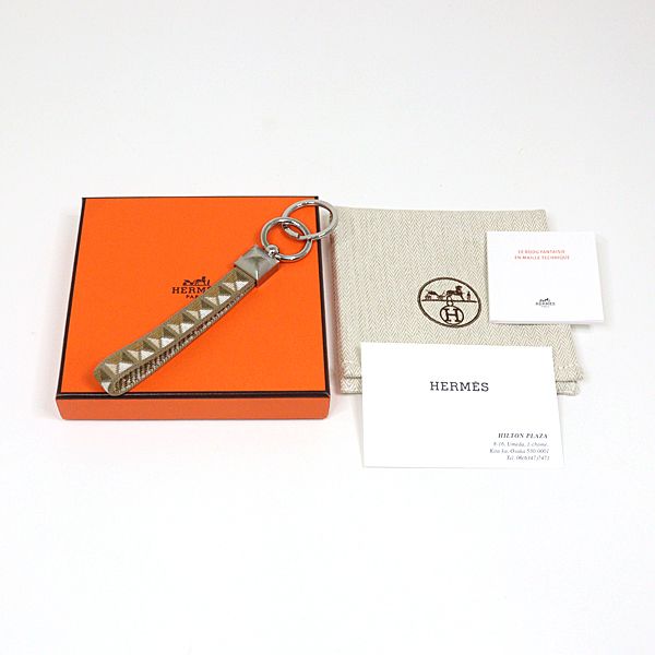 エルメス HERMES キーホルダー メドールXO ハンドストラップ