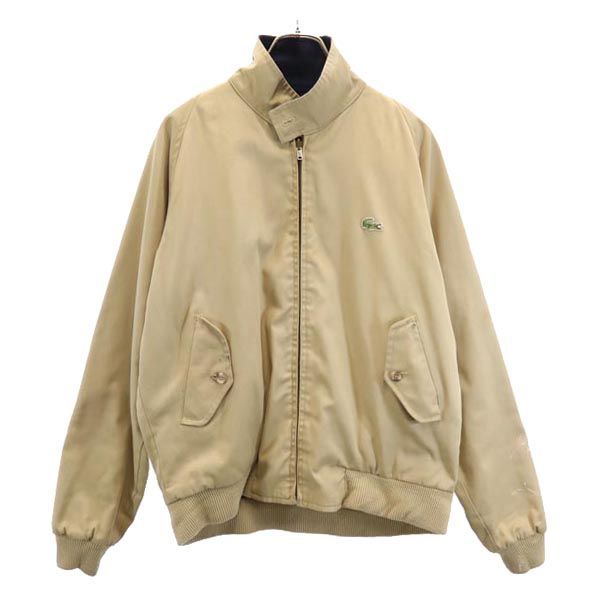 ラコステ リバーシブル スイングトップ L ベージュ/ネイビー LACOSTE メンズ 古着 【231201】