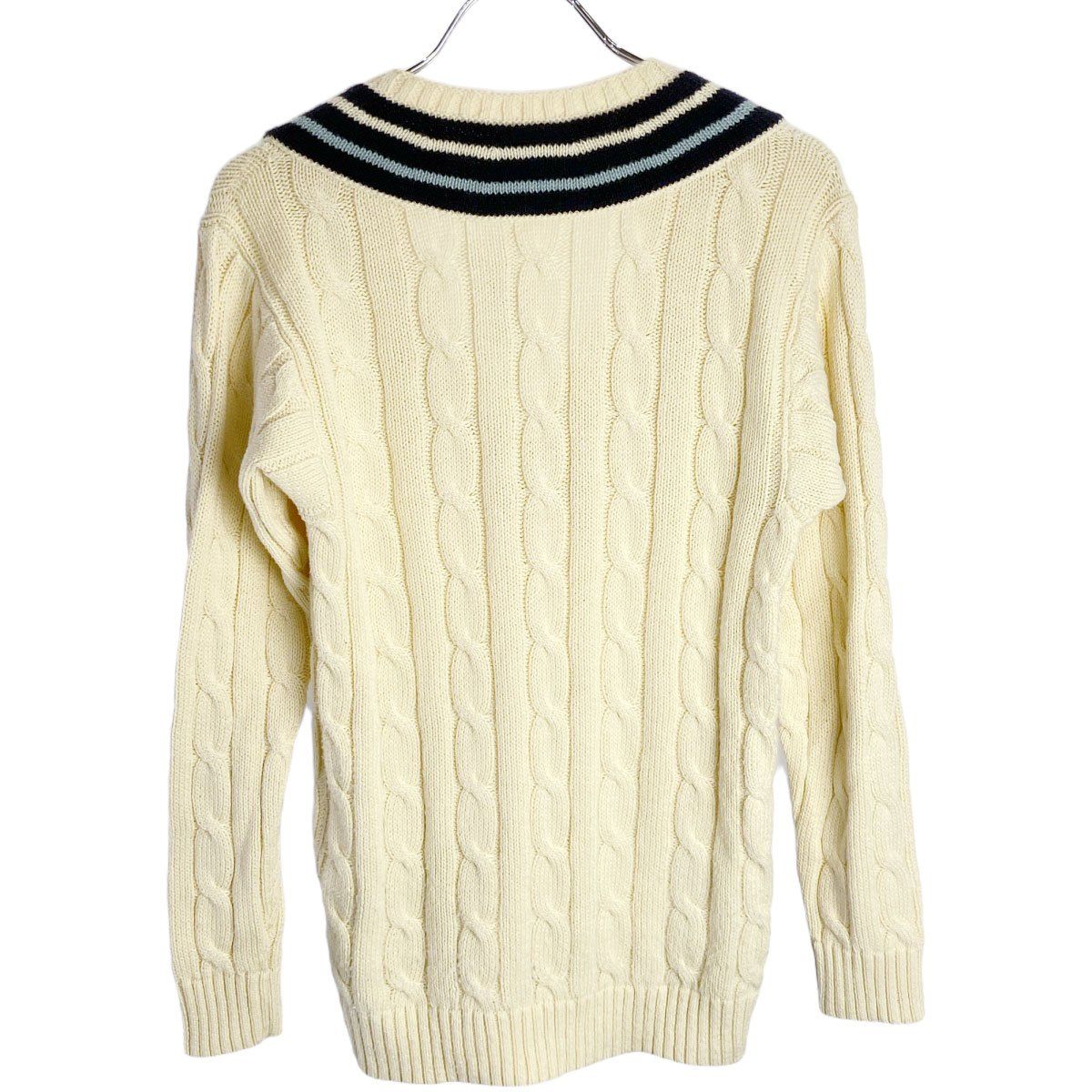 POLO RALPH LAUREN ポロラルフローレン ケーブル編みVネックニット 