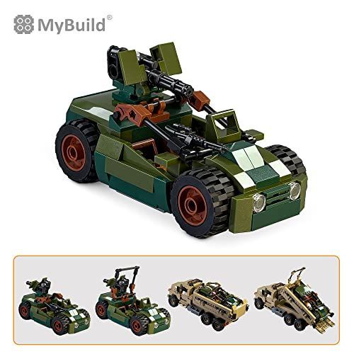 MyBuild メカフレーム Ajax 車セット 軍隊 組み立ておもちゃ 陸軍