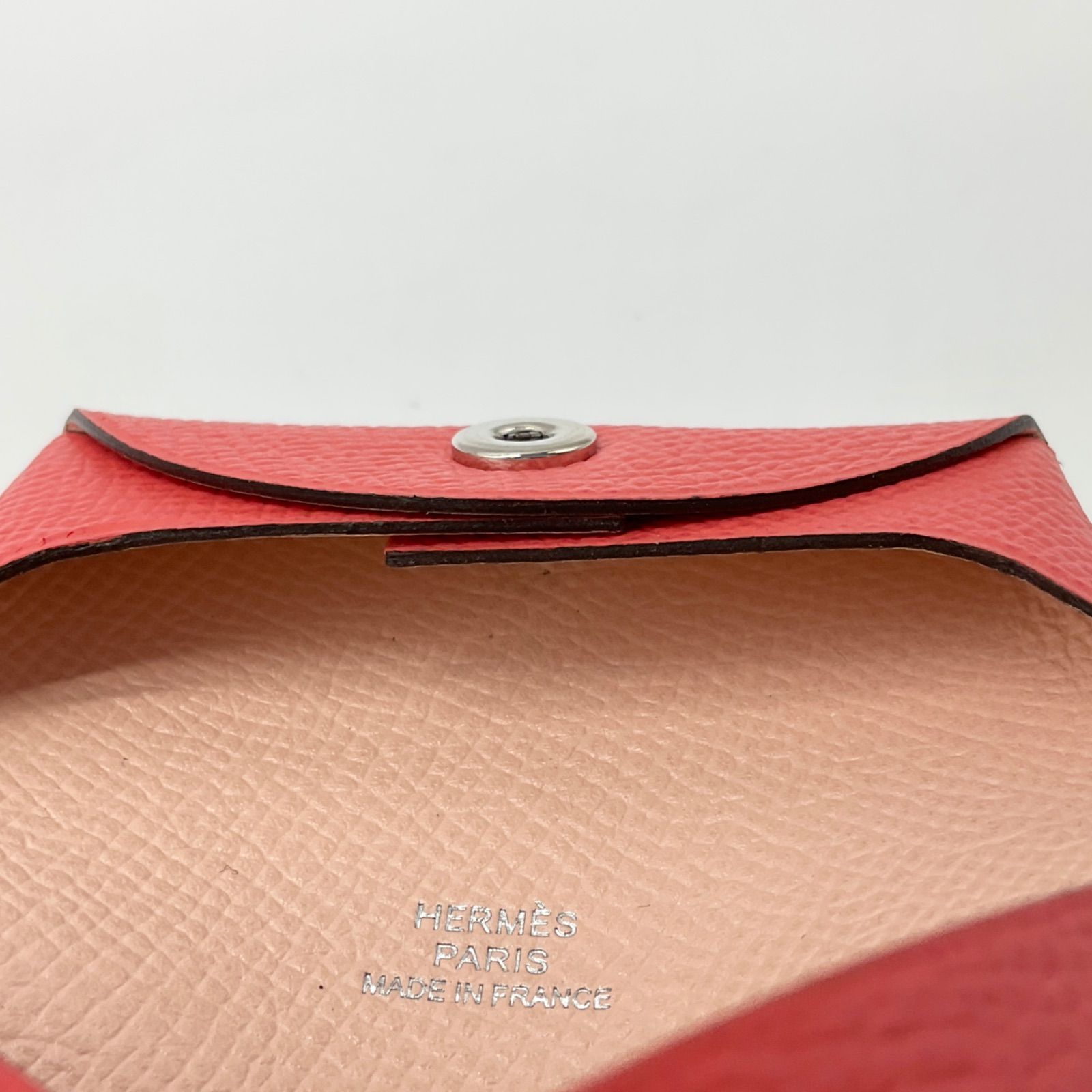 エルメスHERMES バスティア　小銭入れ　小物入れ　ピンク系　超美品 楽天市場】エルメス コインケース ピンクの通販