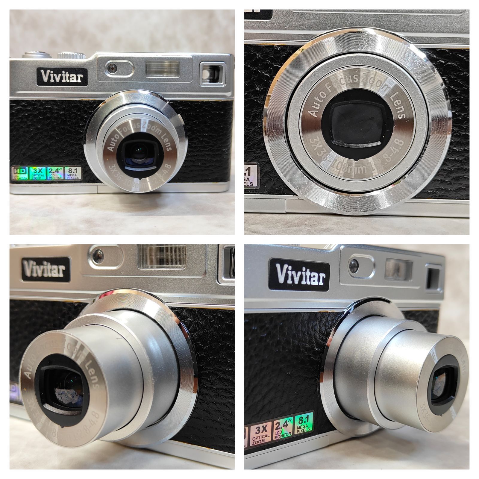 Vivitar Vivicam デジタルトイカメラ ブラック 生産終了品