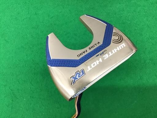 オデッセイ WHITE HOT RX V-LINE FANG 33インチ パター PT スチール フレックスその他 メンズ 男性用 右利き 右用 Cランク ゴルフクラブ