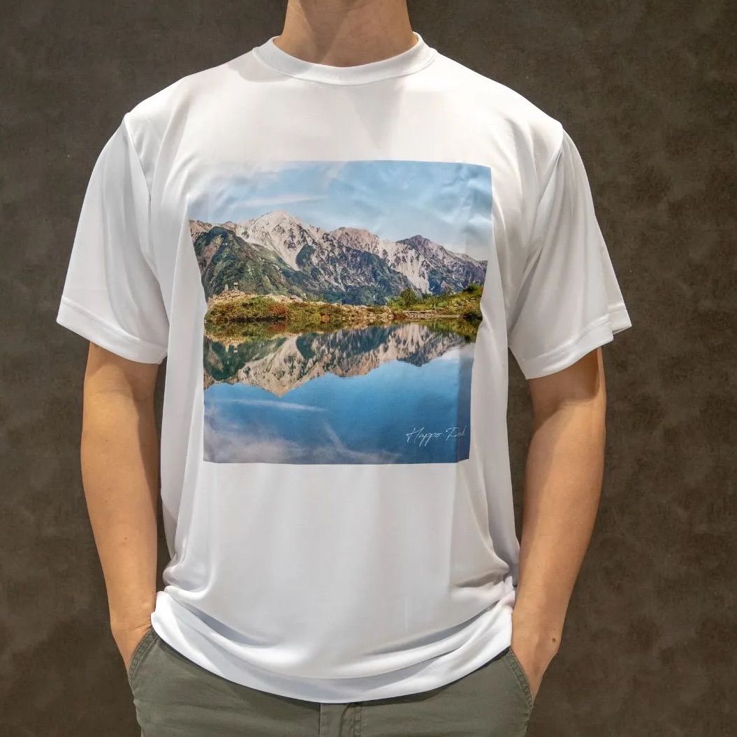 白馬三山と八方池　フォトTシャツ【Bellevue Tシャツ】