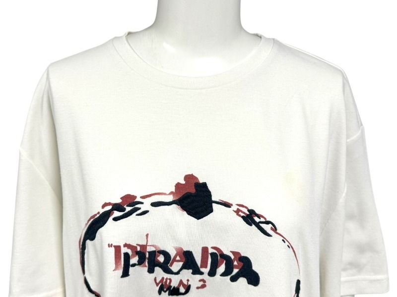 美品　PRADA 半袖Tシャツ　GILMAR イタリア製　Mサイズ 美品 PRADA 半袖Tシャツ GILMAR イタリア製 Mサイズ - メルカリ