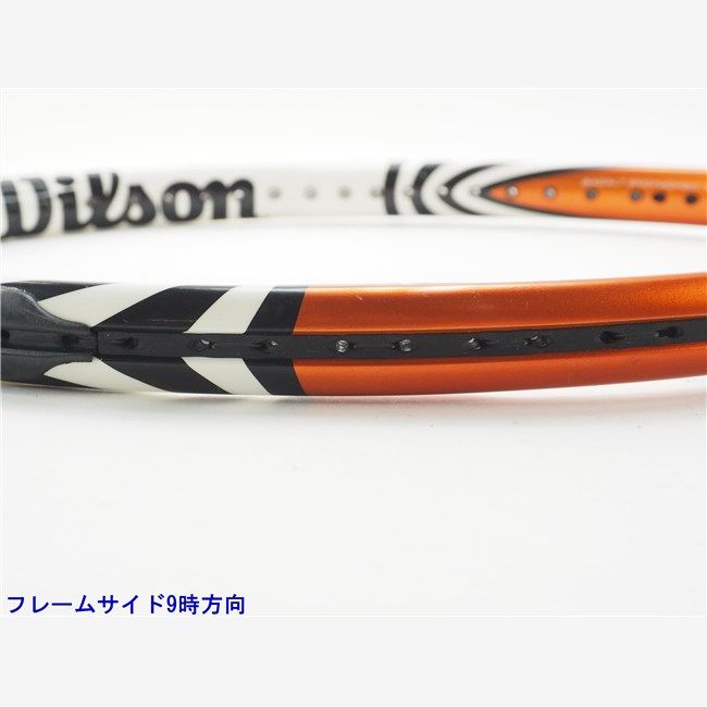 wilson - 中古 テニスラケット ウィルソン ツアー BLX 95 オレンジ×ホワイト 2011年モデル (G2)WILSON TOUR BLX 95 (ORANGE × WHITE) 2011 中古 テニスラケット ウィルソン ツアー BLX 95 オレンジ