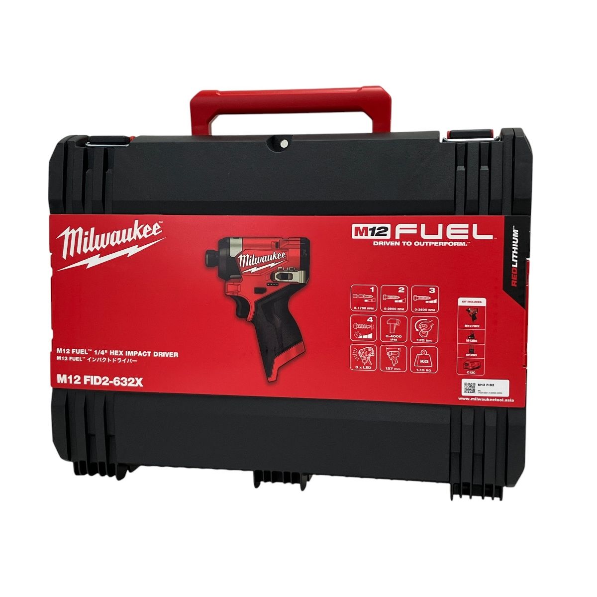 Milwaukee M12 FUEL インパクトドライバー M12 FID2-632X T9915903