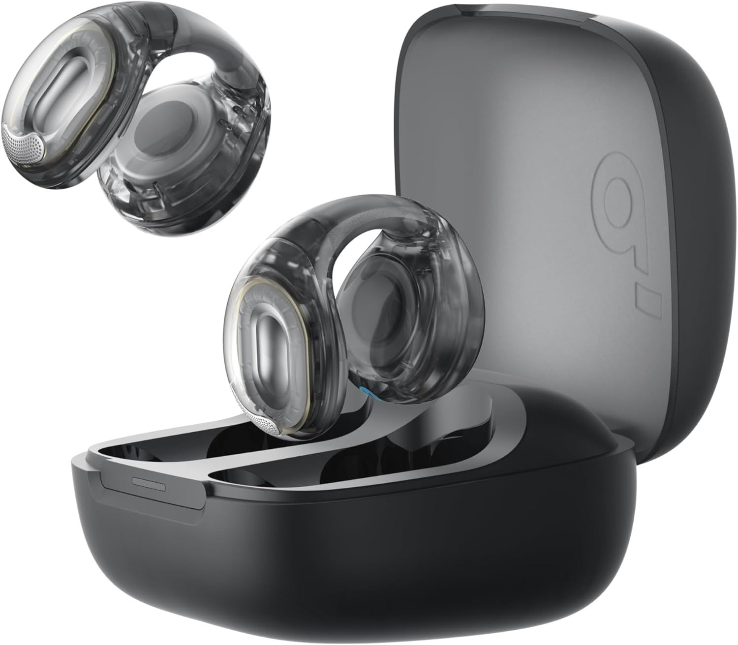 Anker Soundcore C40i Bluetooth 5.4 オープンイヤー型ワイヤレスイヤホン|イヤーカフ| IPX4防水規格| 最大21時間再生 | マルチポイント接続 クリアブラック