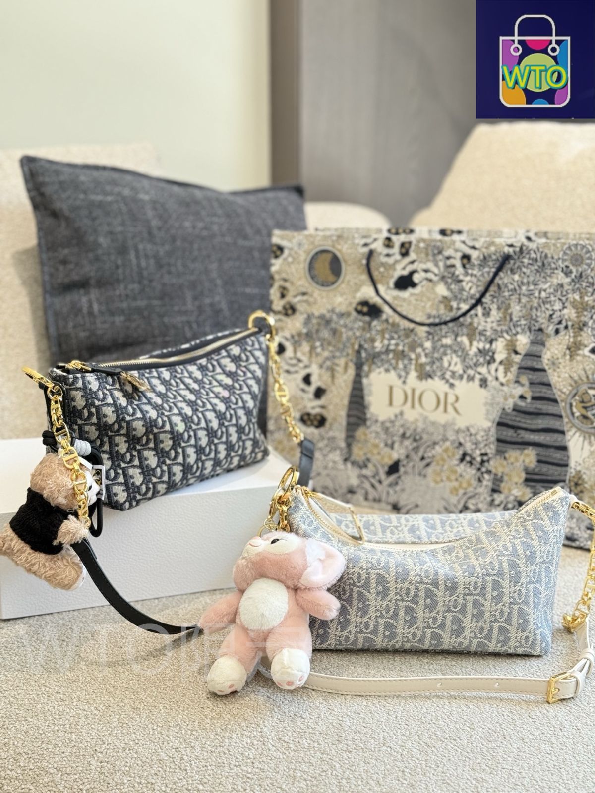 今日WTO】Dior ディオール ランチボックスバッグT+シリーズ 幸運