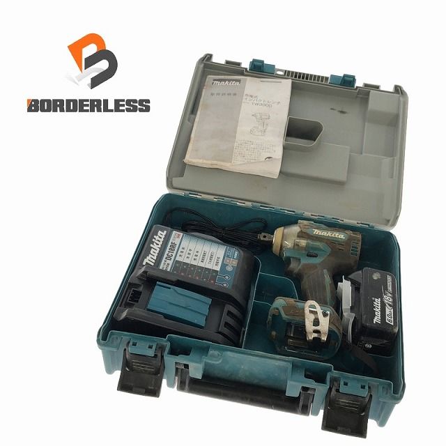 ☆中古品☆makita マキタ 18V 充電式インパクトレンチ TW300D