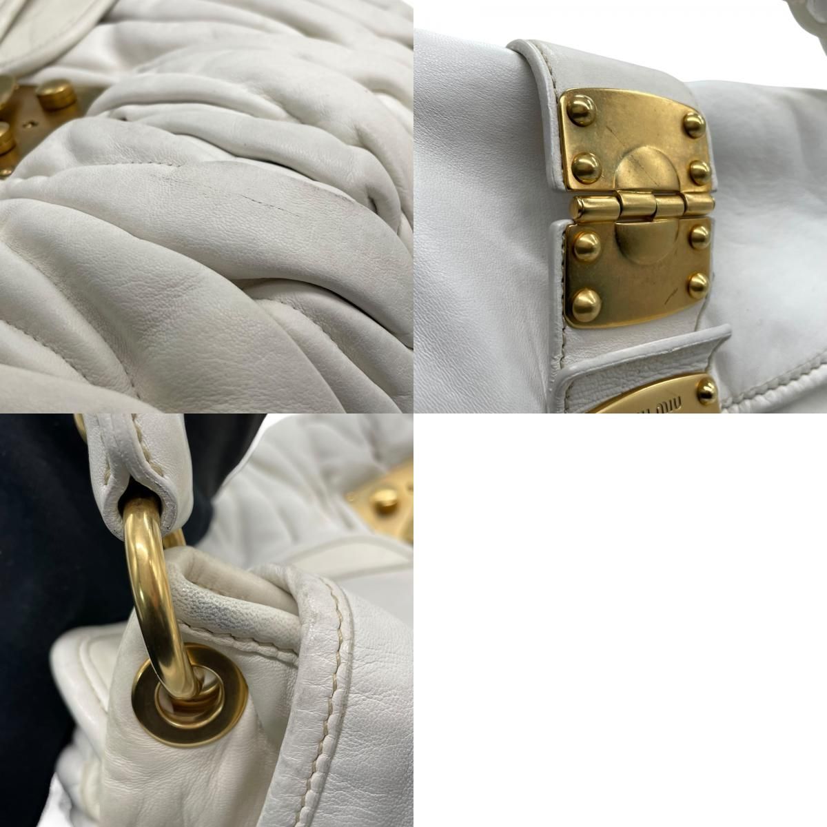 miu miu ミュウミュウ ハンドバッグ 2WAY ショルダーバッグ