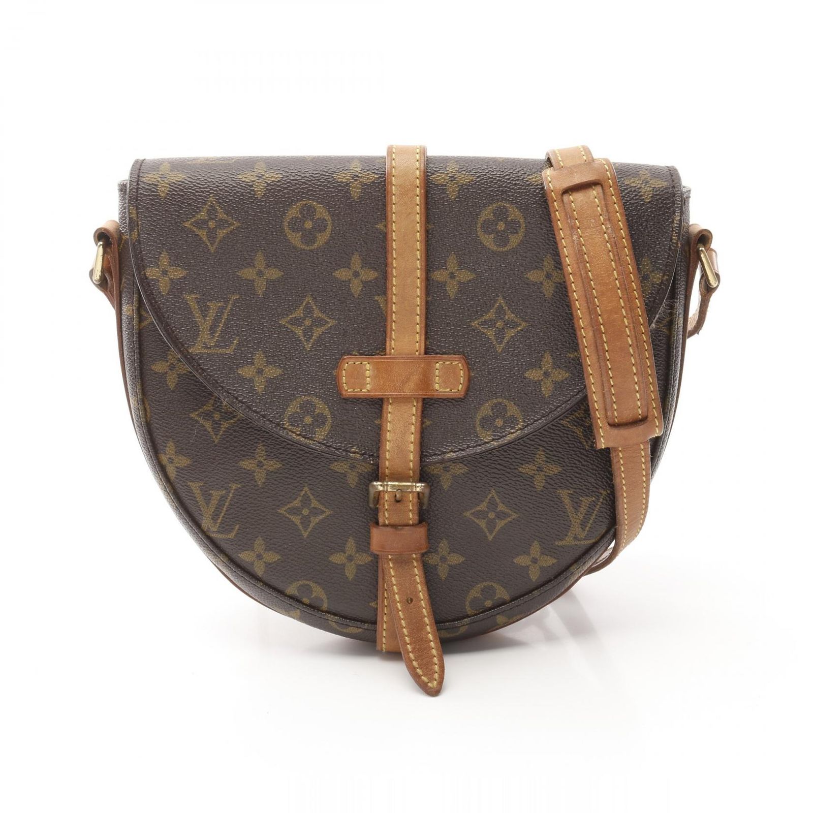 ルイ ヴィトン LOUIS VUITTON ショルダーバッグ シャンティMM モノグラム M51233 PVCコーティングキャンバス レザー シャンティMM レディース Used C