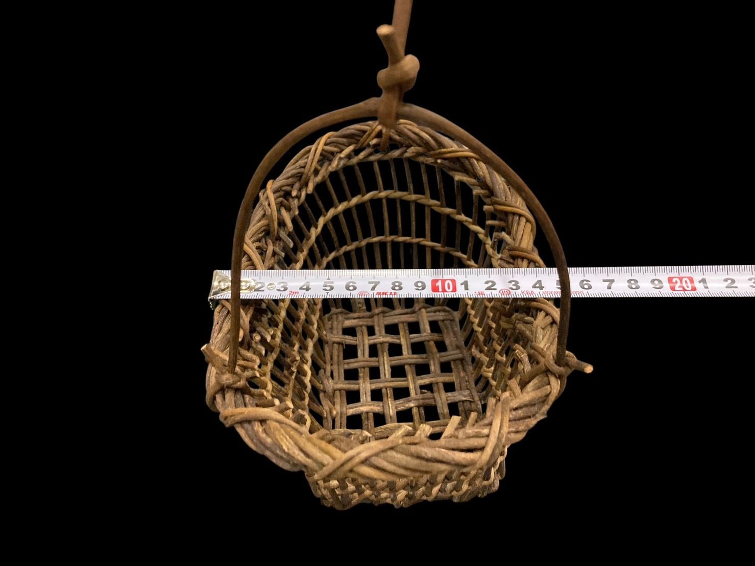 茶道具 あけび 釣舟花入 編籠 工芸 古民具 古美術 骨董 船籠