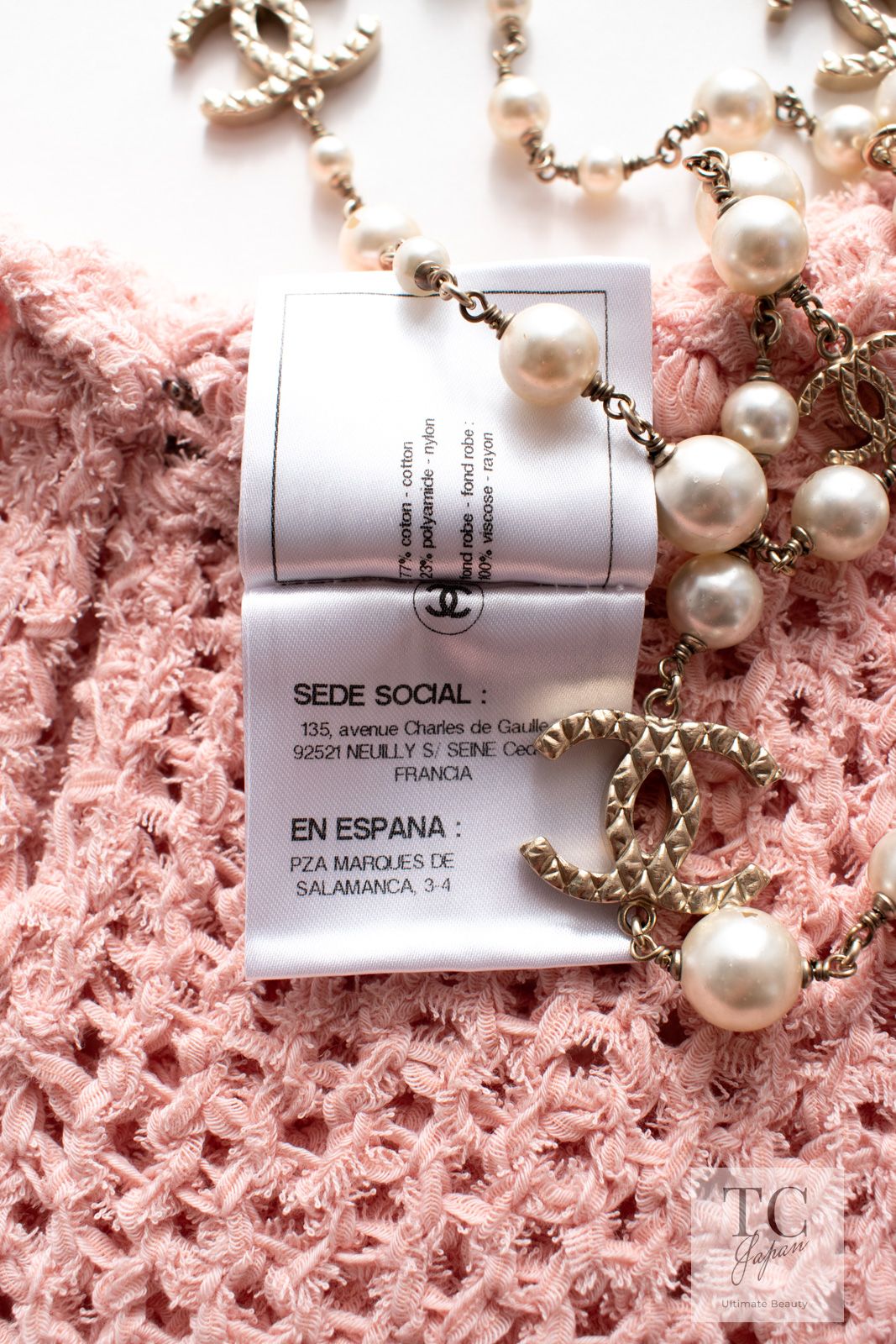 シャネル ワンピース CHANEL プリティ ピンク コットン サマー