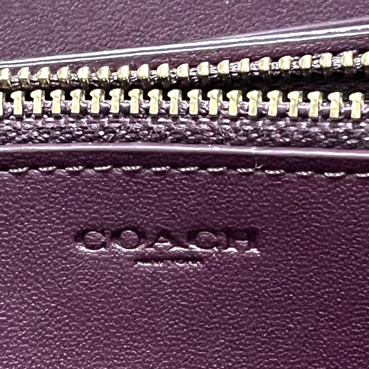 COACH(コーチ) 長財布 アコーディオン ジップ ウォレット CC489