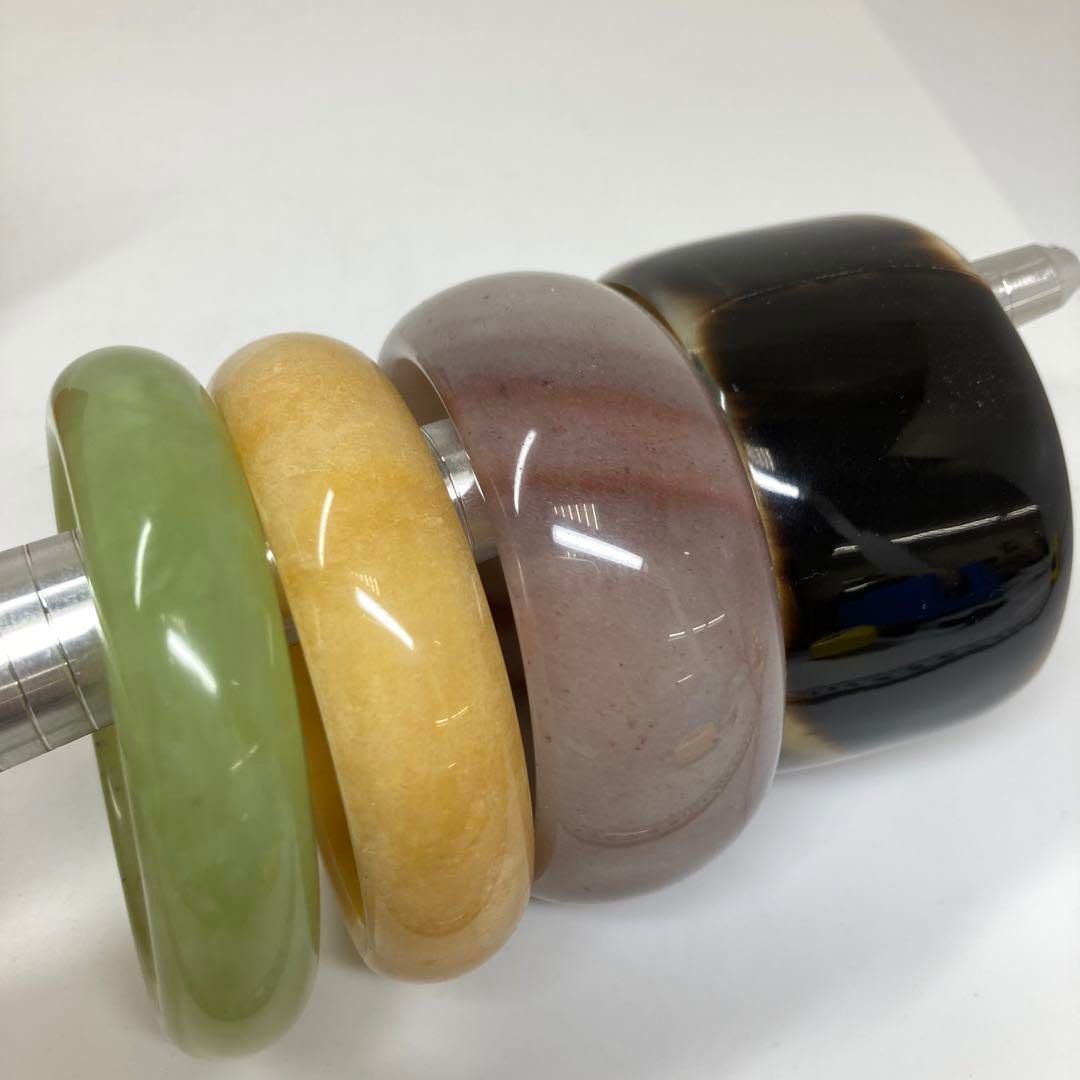 翡翠等バングルいろいろ 303g 東さ6-1227
