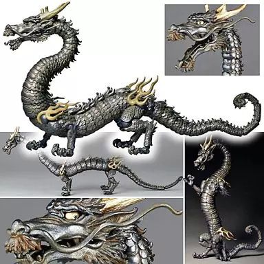 中古】フィギュア KT Project KT-003 タケヤ式自在置物 龍 鉄錆地調版