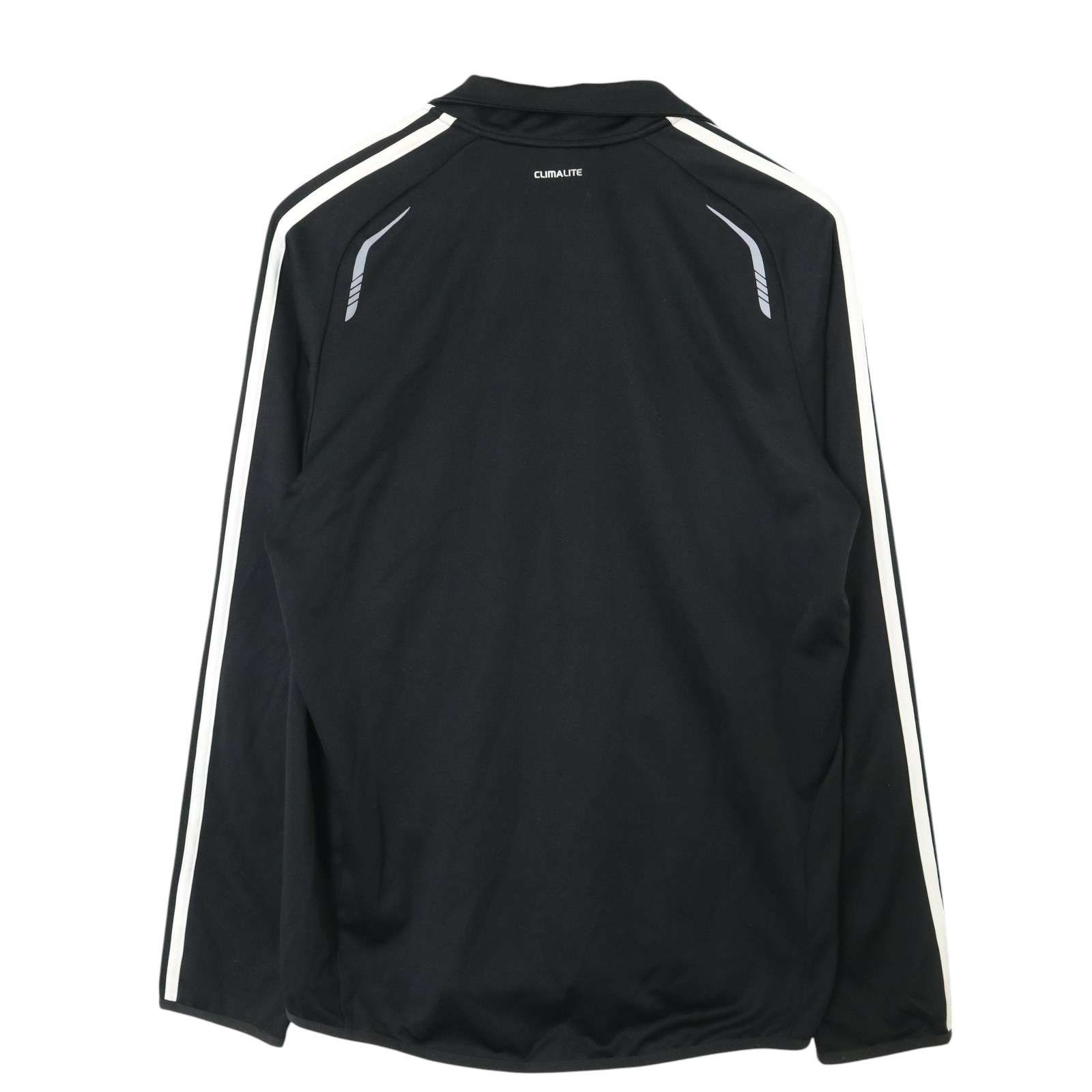 adidas アディダス CLIMALITE ロゴ☆ 3本ライン フルジップ ジャージ 