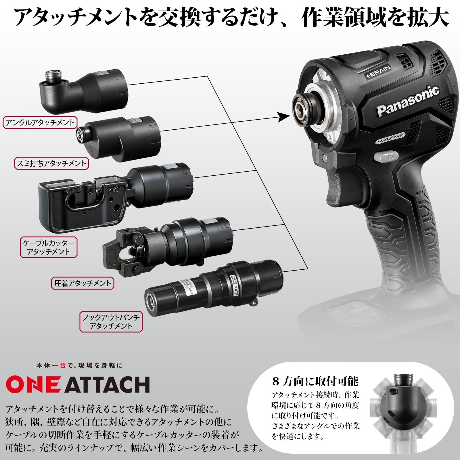 Panasonic 充電インパクトドライバー