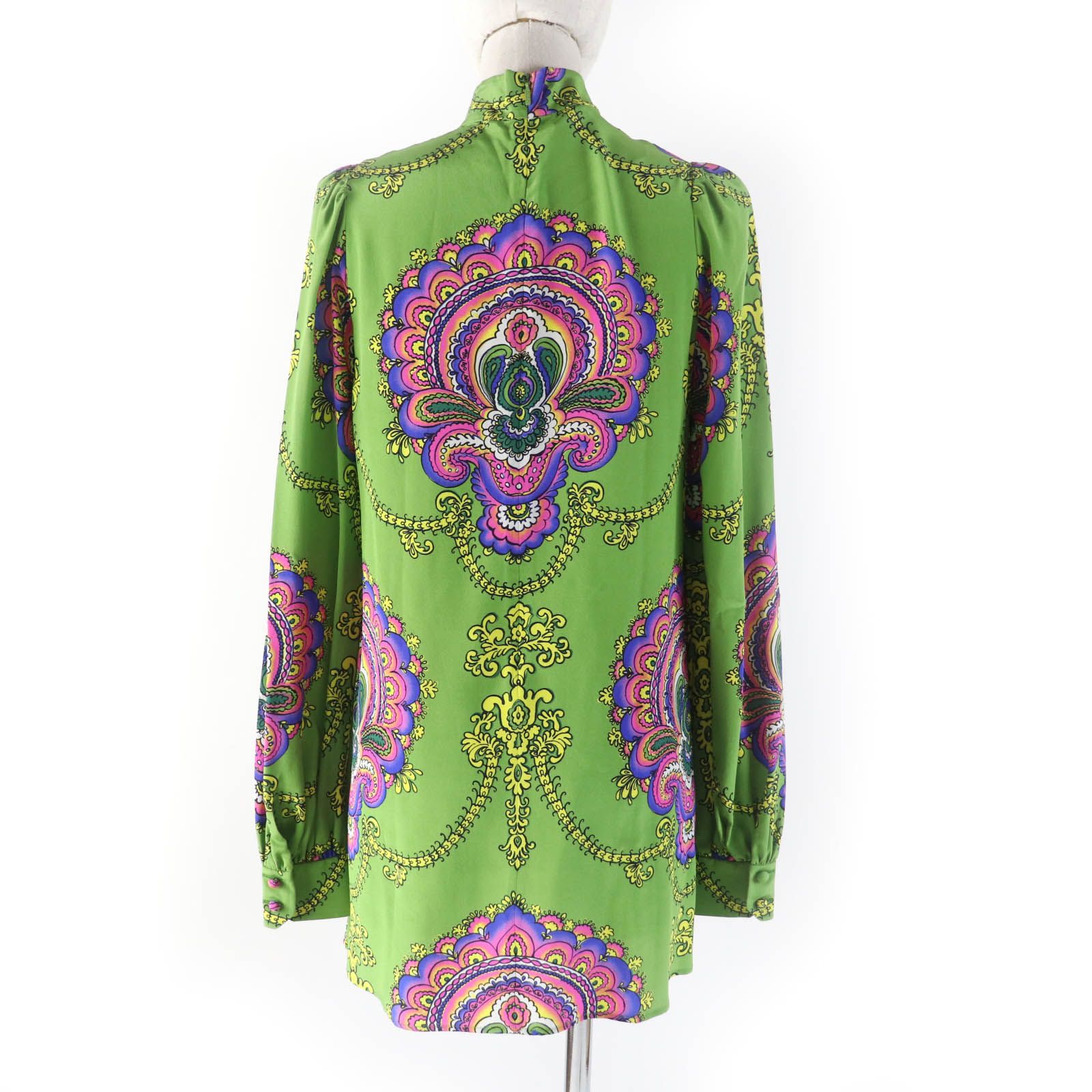 極美品☆GUCCI グッチ アレッサンドロ・ミケーレ 498694 シルク