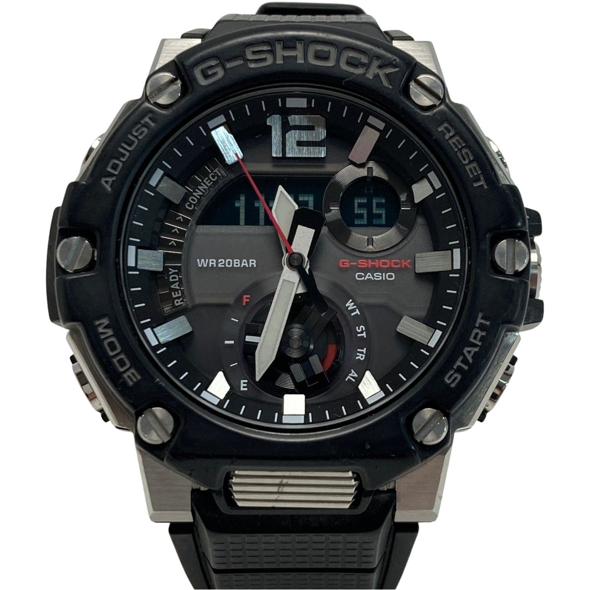 CASIO カシオ G-SHOCK G-スチール アナデジ GST-B300-1AJF 電波ソーラー メンズ 腕時計 箱 取説有 G-STEEL