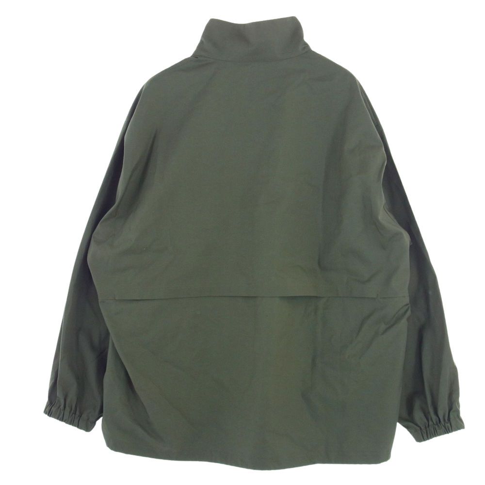 GRAPHPAPER グラフペーパー ジャケット 22AW GM231-30153 Suvin Sharkskin Stand Collar  Anorak スビン シャークスキン スタンドカラー ハーフジップ アノラック ジャケット カーキ系 1【中古】 - メルカリ