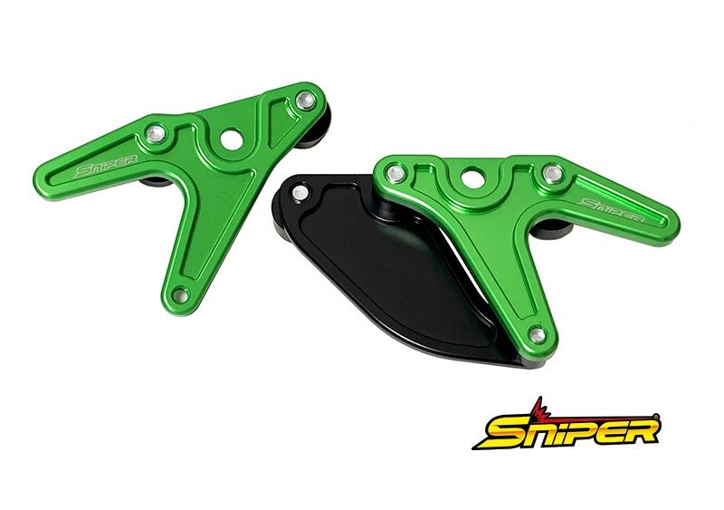 ZX-25R ZX-4R Z650RS NINJA650 Z650 レーシングスタンドフック 緑