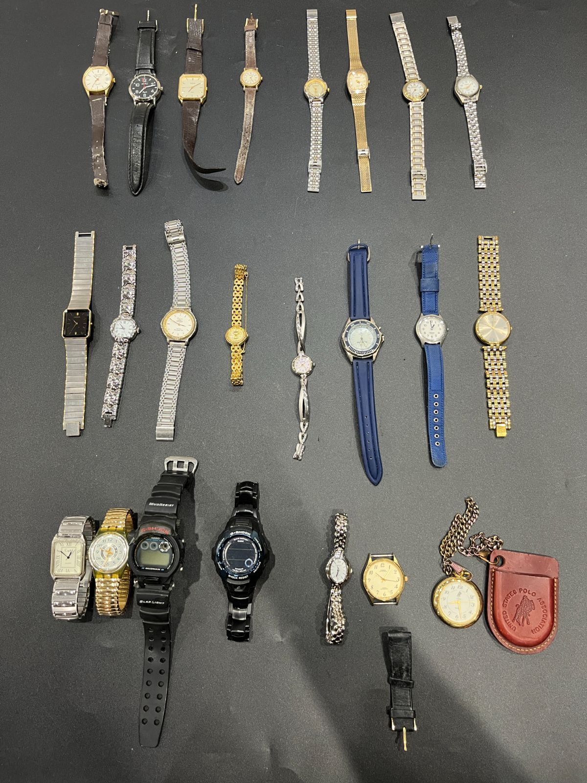 ジャンク時計おまとめ 23本セット QZ|自動巻き 総重量1012.4g C079