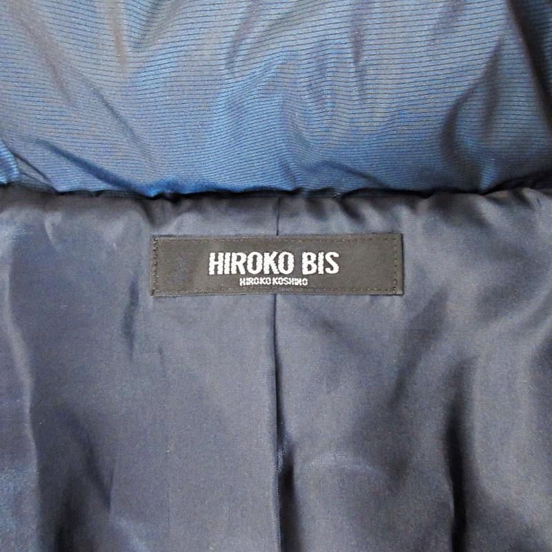 ヒロコビス HIROKO BIS 美品 ダウンコート ダウンジャケット ショール