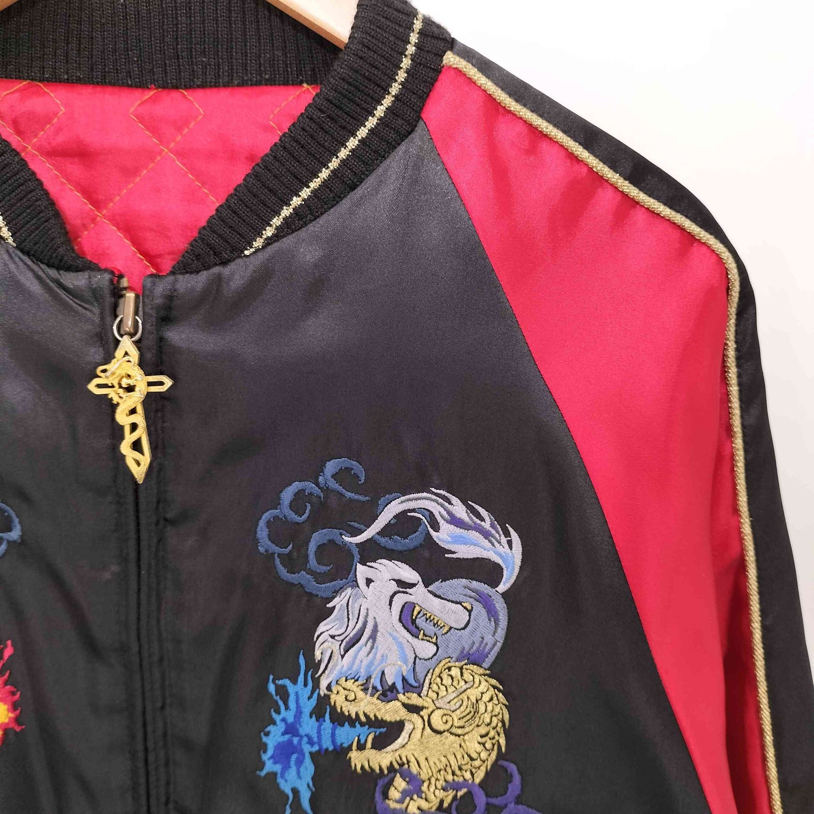 WOLFMAN B.R.S スカジャン WOLFMAN B.R.S スカジャン 和柄 虎 刺繍