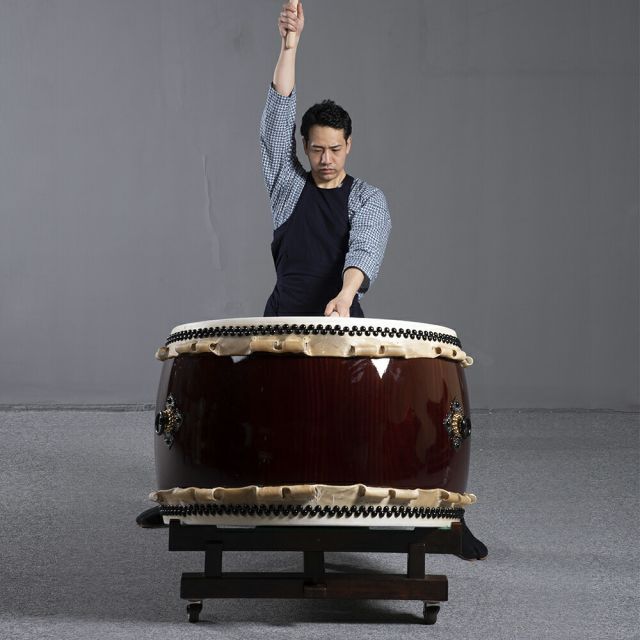締太鼓 和太鼓 和楽器 伝統芸能 バチ 台座 ケース 付き 締太鼓 和太鼓