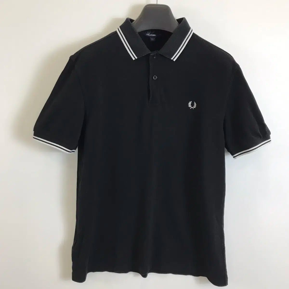 FRED PERRY(フレッドペリー) 月桂樹の数 半袖ポロシャツ L