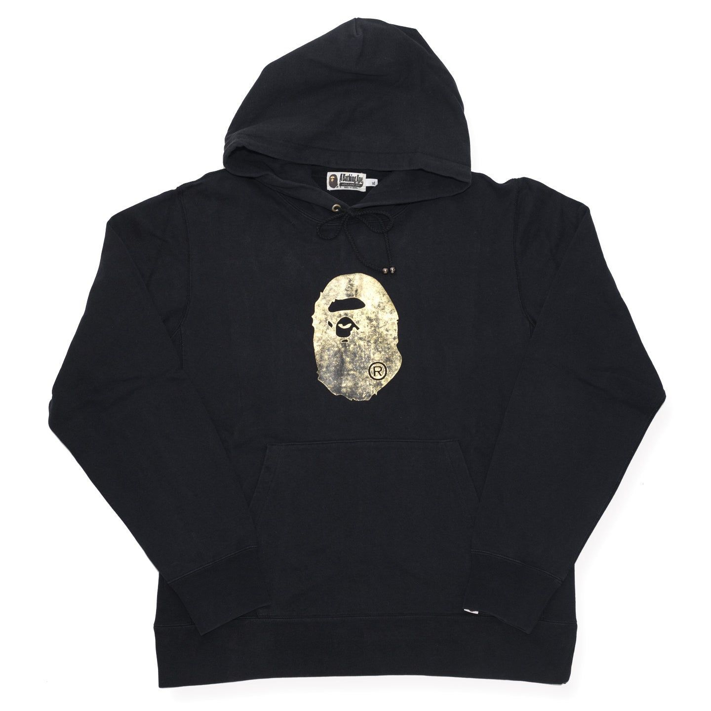 A Bathing Ape Hoodie Black [Vintage レア] - メルカリ
