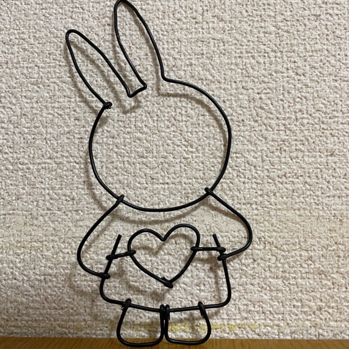 ワイヤーアート ワイヤークラフト インテリア 雑貨 小物 うさぎ