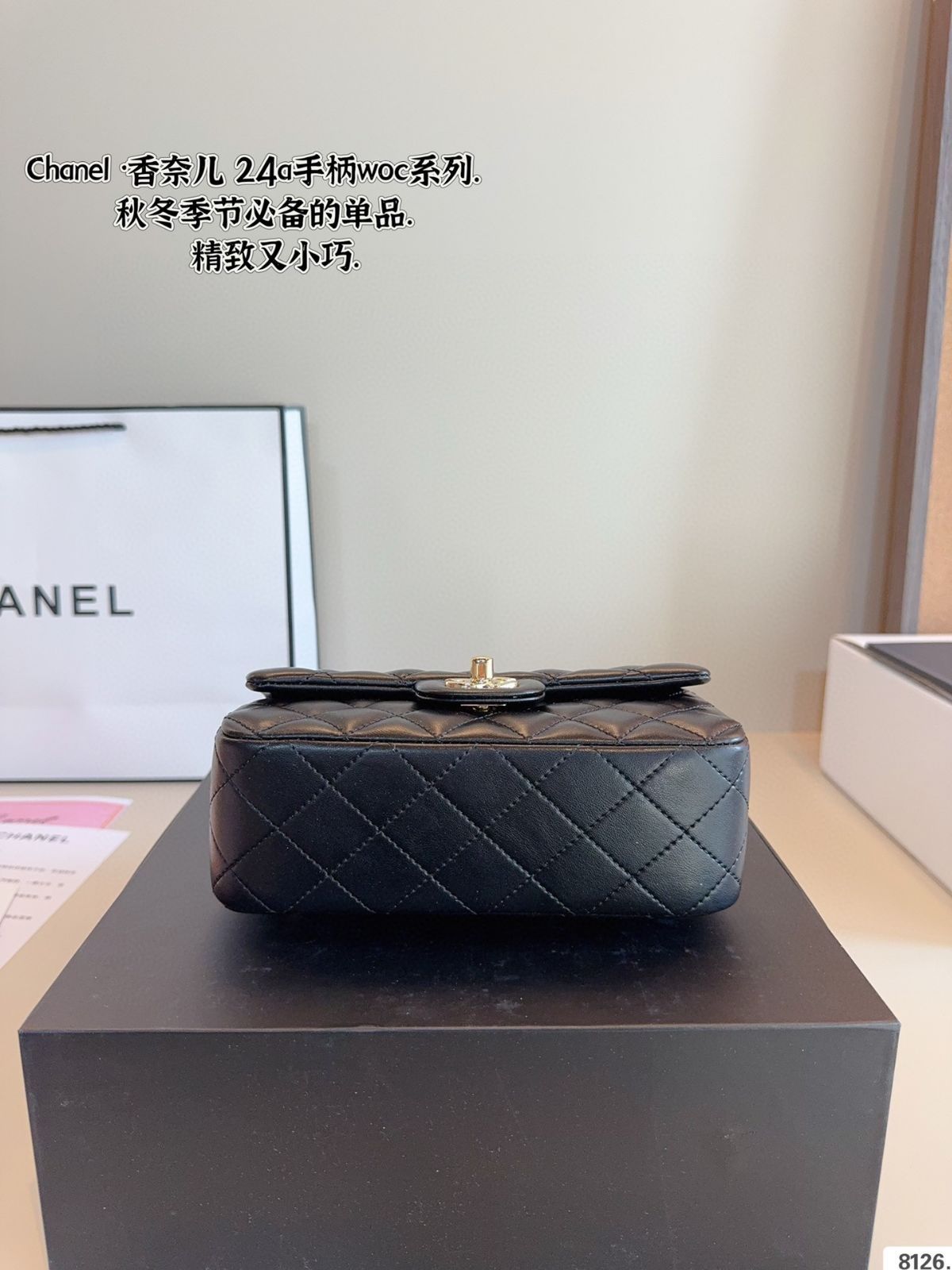 p 1445ギフトボックス🎁 Chanel/シャネルハンドル角デブバッグ