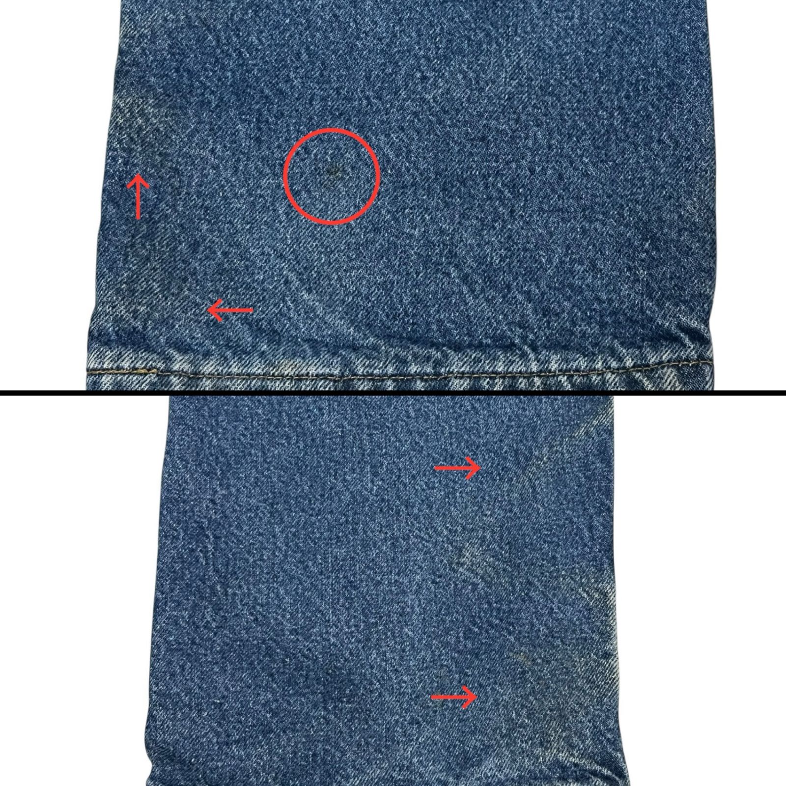 Carhartt (カーハート) デニムパンツ 裏地チェック柄 コットン100