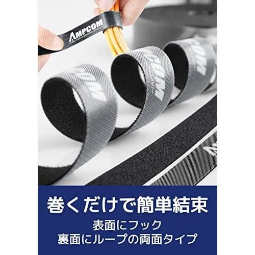 かわいい新作 新品 未使用 黒 2巻セット10m Ampcom マジック結束バンド 結束テープ ケーブル シールド Lavacanegra Com Mx Lavacanegra Com Mx