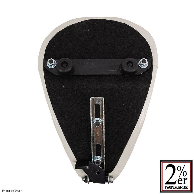 ソロサドルシートキット ピリオンパッドセット ホワイト SR400/500