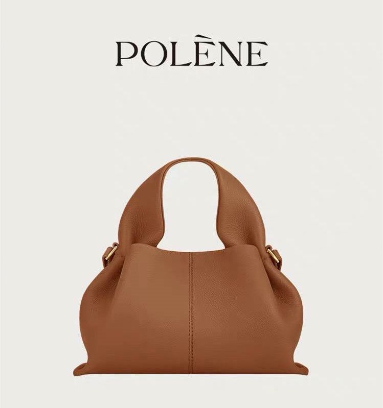 新品未使用/ ポレーヌ POLENE NUMERO NINE 2Way ショルダーバッグ ブラウン｜代購幫