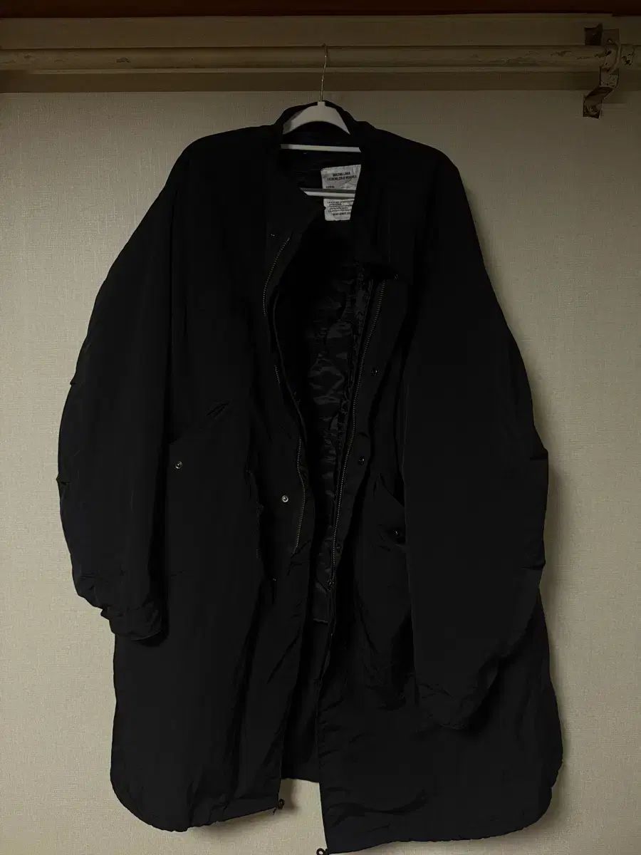 インダスト M65 フィッシュテールパーカ ブラック L 3 サイズ