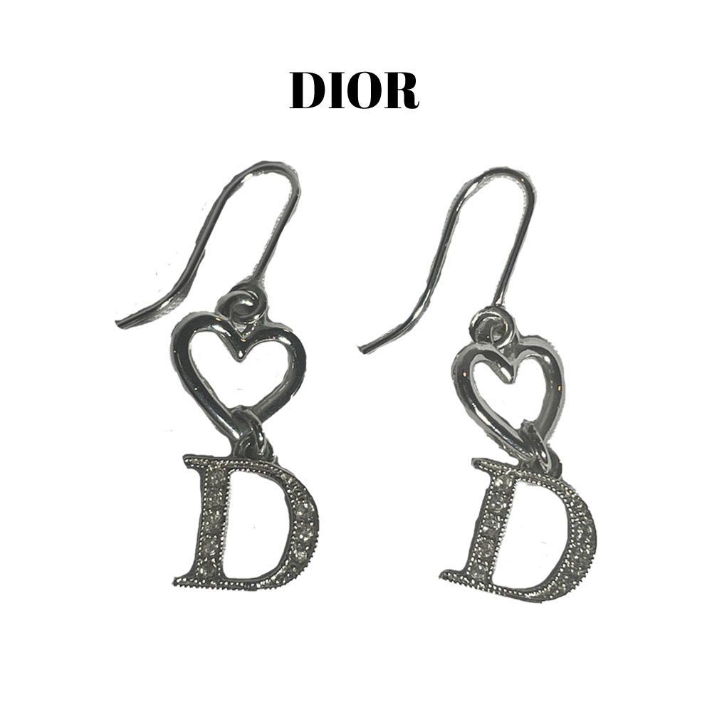 ディオール DIOR GP ラインストーン ピアス 【送料無料】 - メルカリ