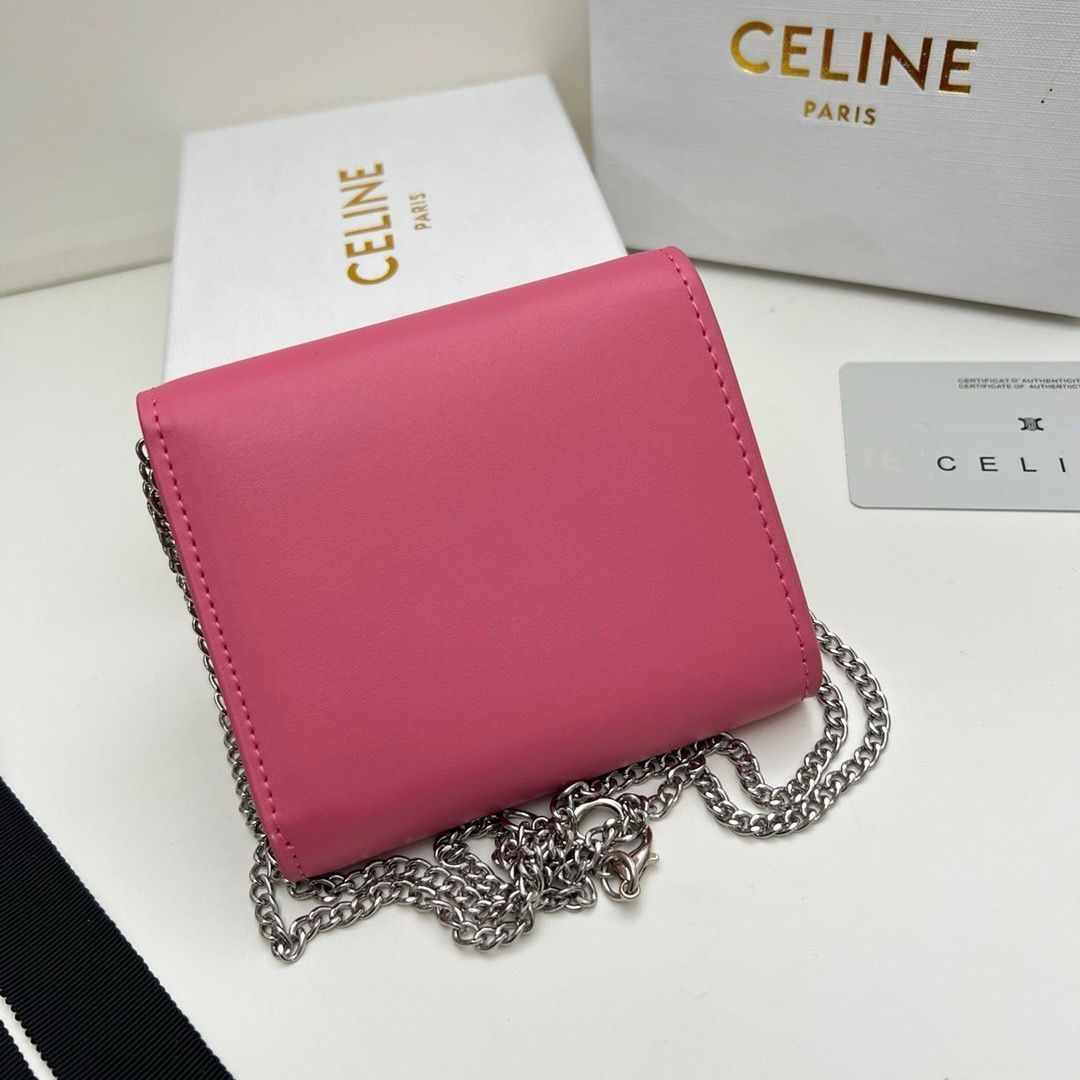 本日限定】?Celine トリオンフ チェーンウォレット 10783 ? 高級