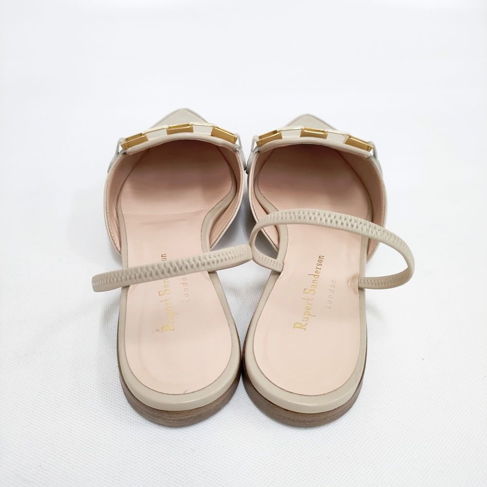 Rupert Sanderson チェーンスリングバックフラットシューズ 定価143000