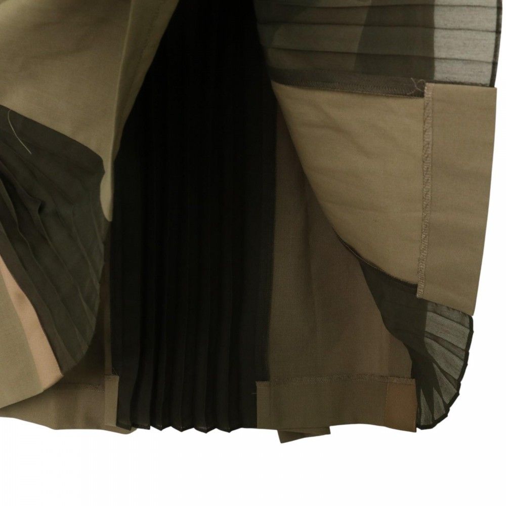 サカイ ワンピース レディース 半袖 シースルーロングワンピース  